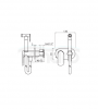 VEDO System bidetowy podtynkowy ALETTA GRAFITE VBA5081/SG